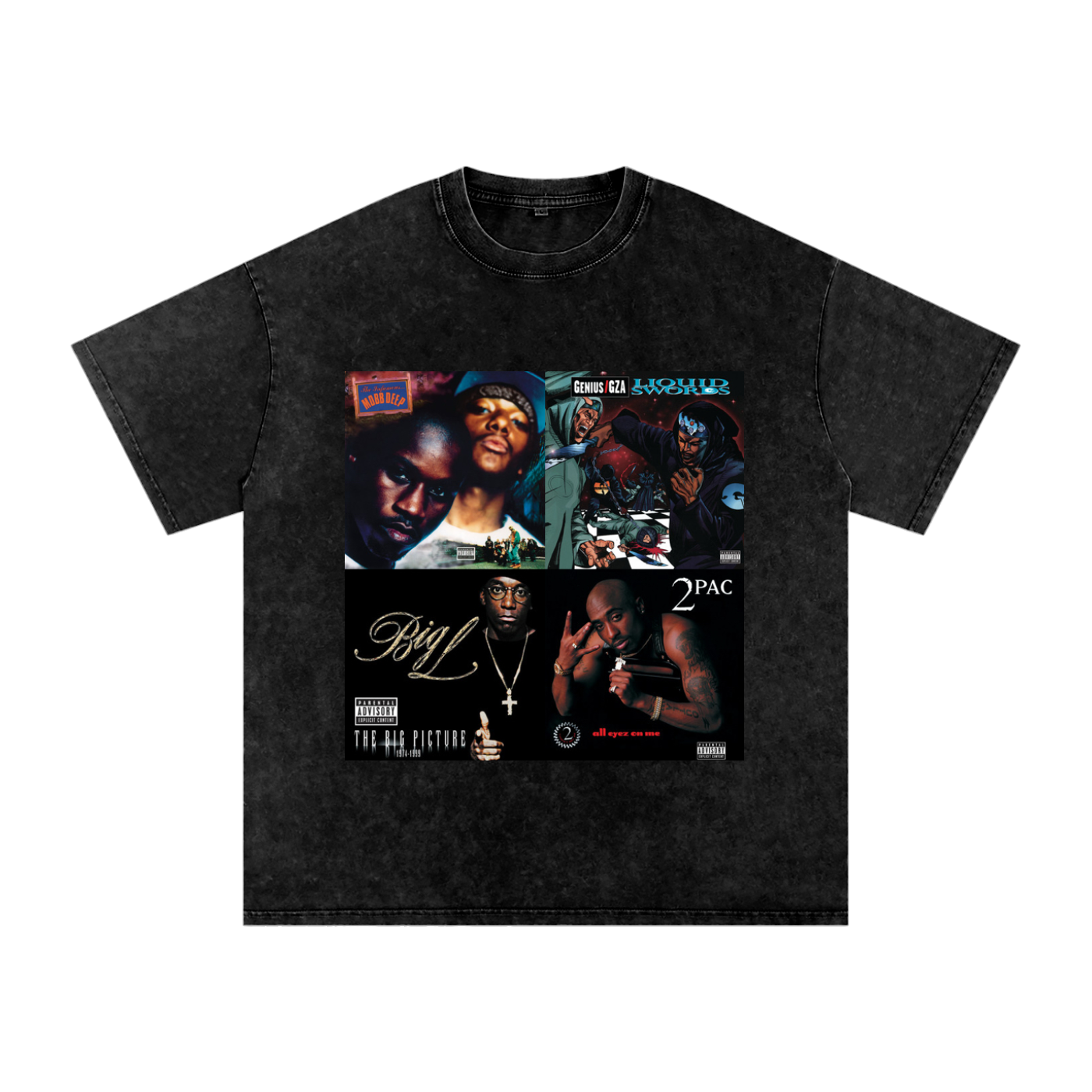 Oldschool Rap Album Collage T-Shirt