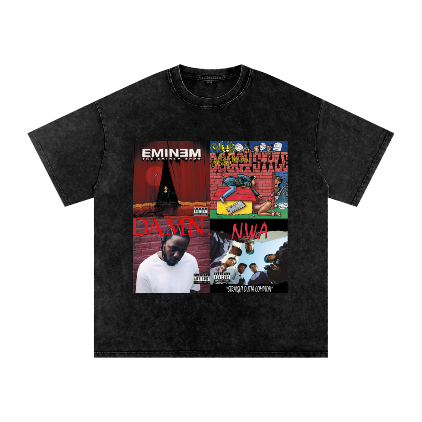 Red Themed Oldschool Hiphop Collage Album Art